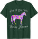 Fun Cute Just A Girl Who Loves Horses T-Shirt - T-Shirt | Forest