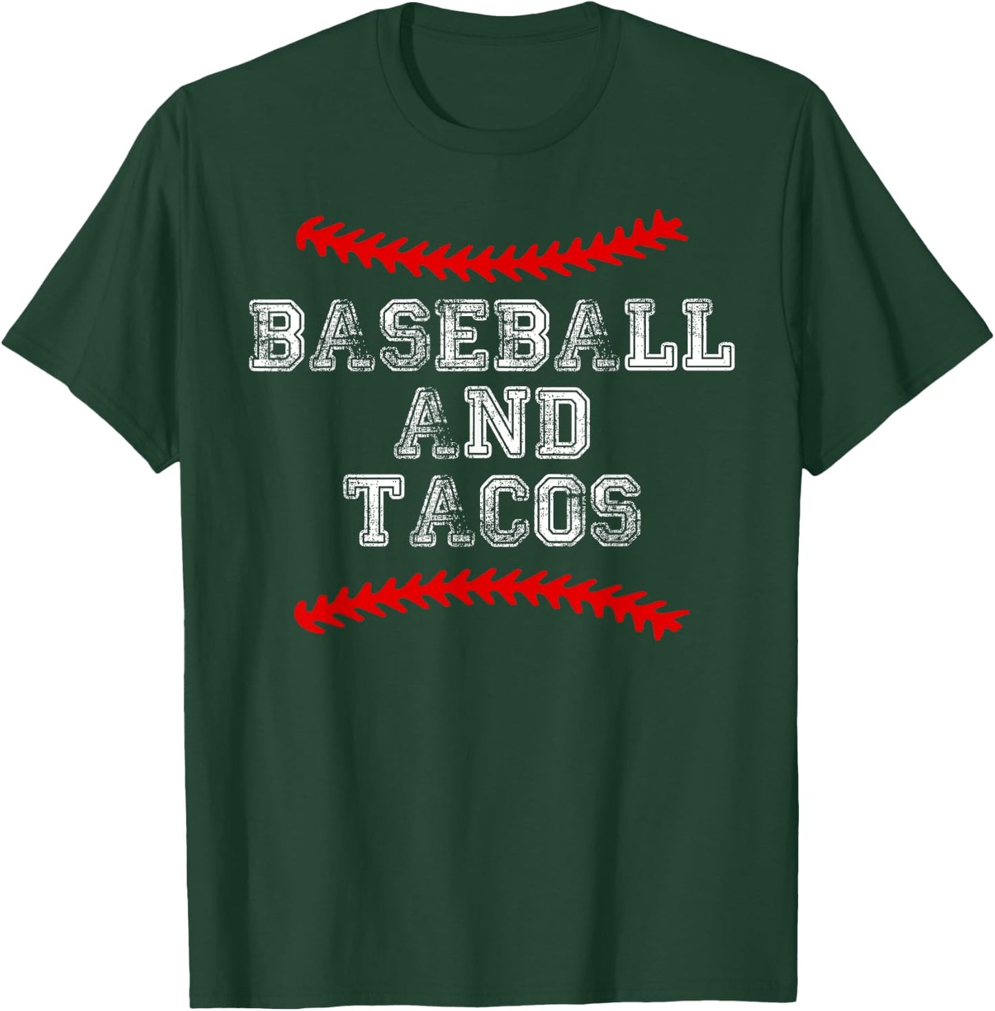 Baseball and Tacos T Shirt Catcher Pitcher Mom Kid Youth T-Shirt - T-Shirt | Forest