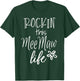 Rockin This Life Cute MeeMaw graphic Gift from Grandkids T-Shirt - T-Shirt | Forest