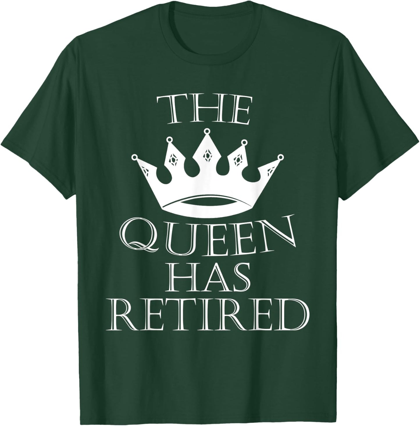 Purple "The Queen Has Retired" T-Shirt - T-Shirt | Forest