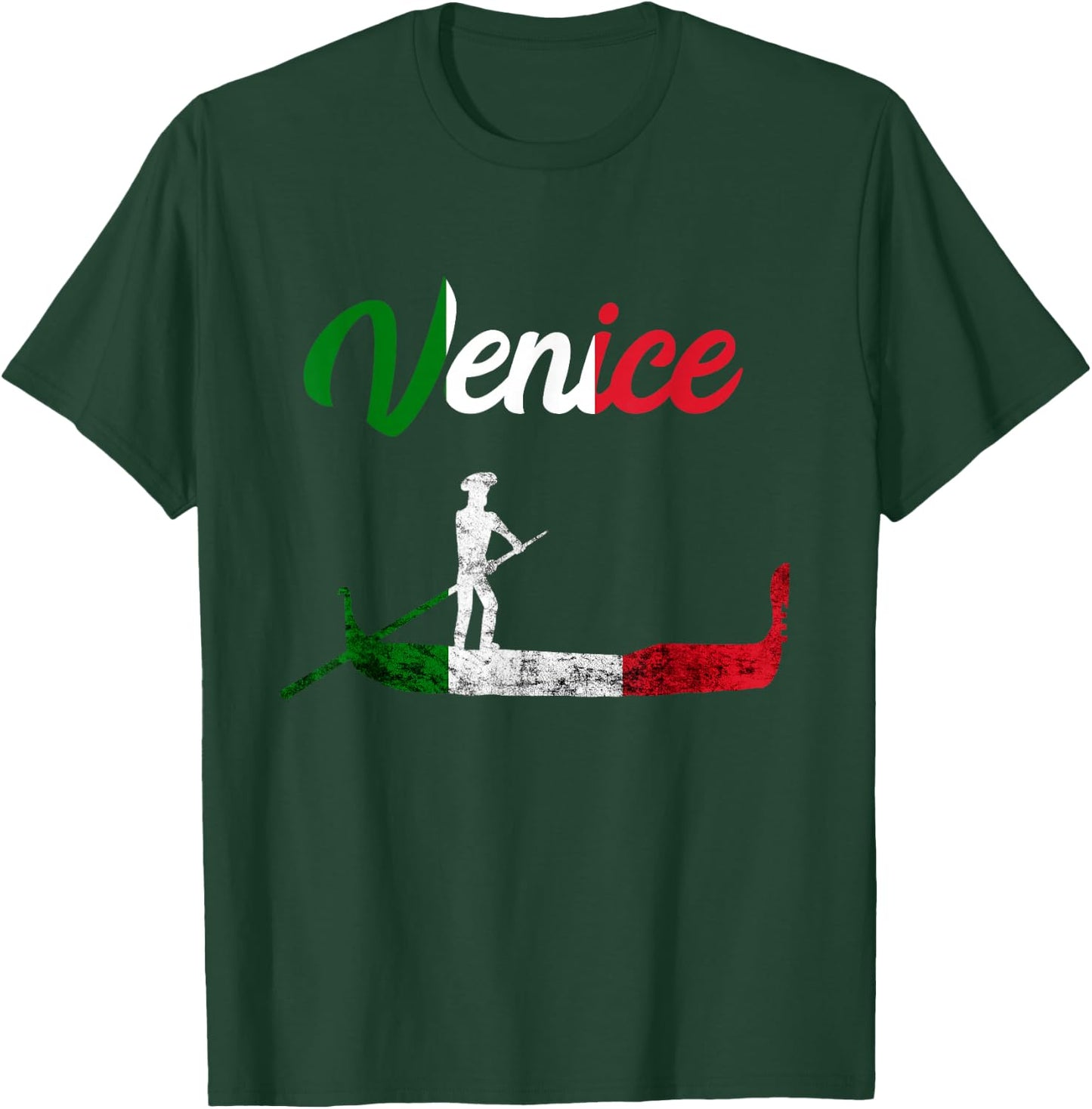 Venice Gondola Ride Italy Travel Gondolas Italia Souvenir T-Shirt - T-Shirt | Forest