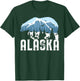 Alaska T Shirt Polar Bear Wild Animal Snow Mountain & Nature T-Shirt - T-Shirt | Forest
