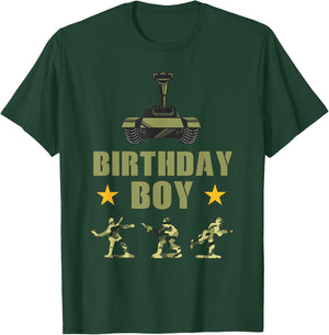 Birthday Army Party Army Decorations Boys Birthday Party T-Shirt - T-Shirt | Forest
