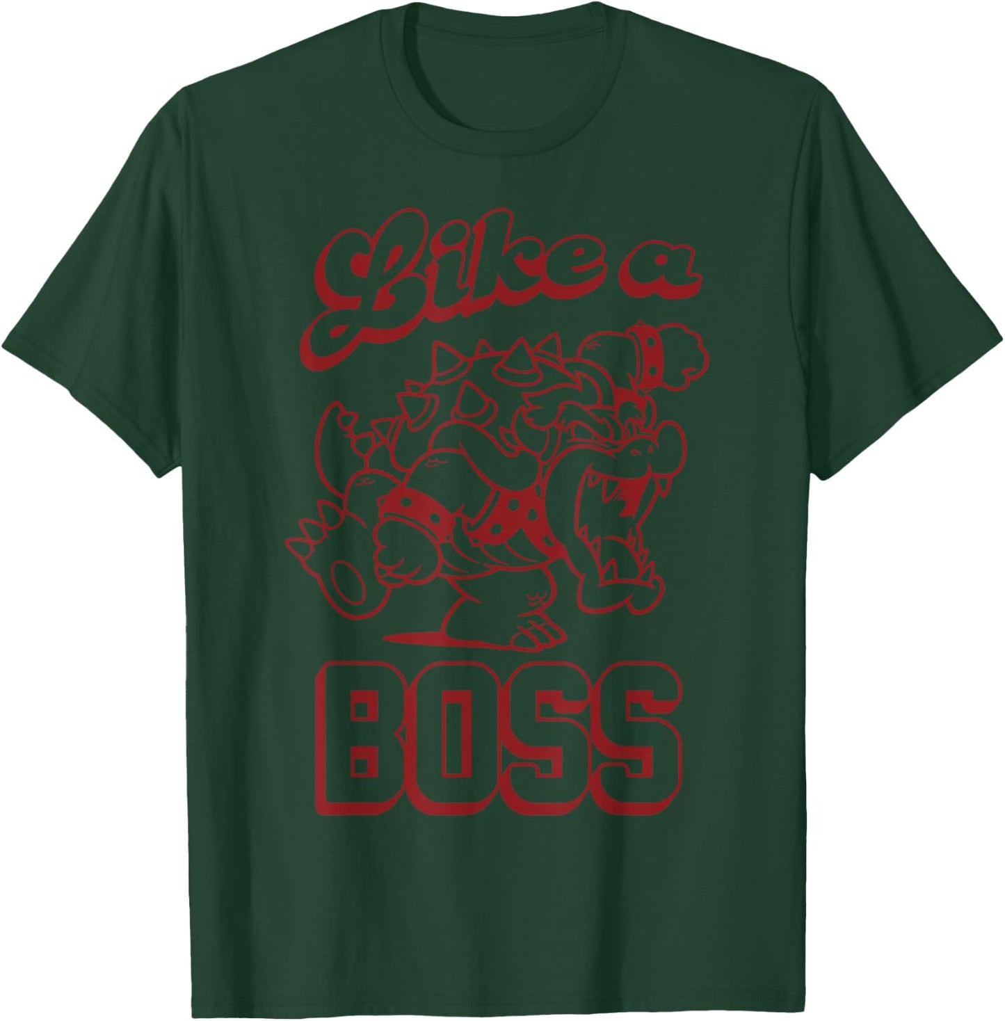Super Mario Bowser Like A Boss Koopa King Graphic T-Shirt - T-Shirt | Forest