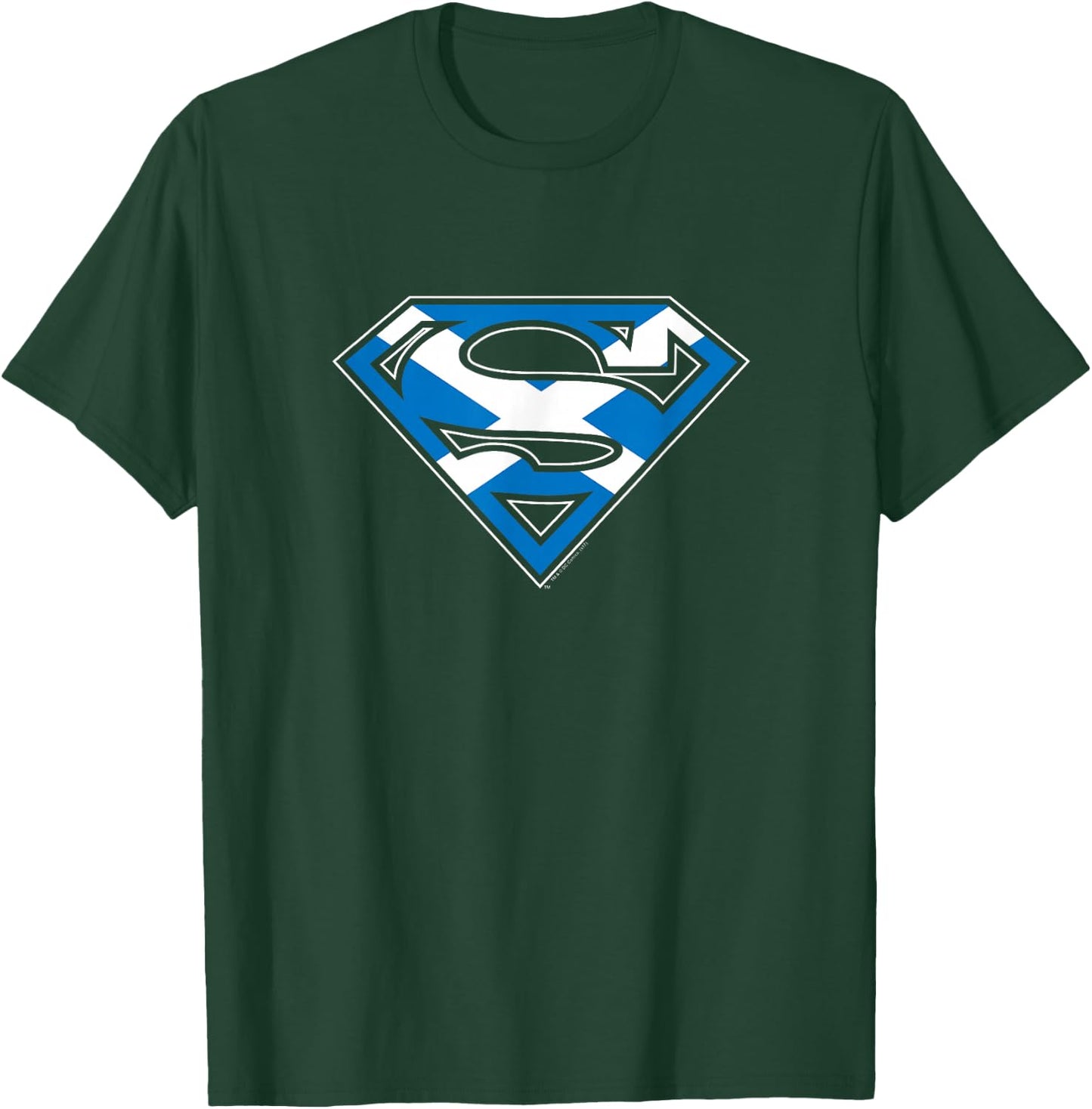 Superman Scottish Shield T-Shirt - T-Shirt | Forest