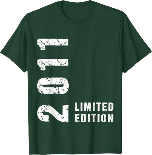 15th Birthday Gifts Boy Girl 15 Years Old Vintage 2011 T-Shirt - T-Shirt | Forest