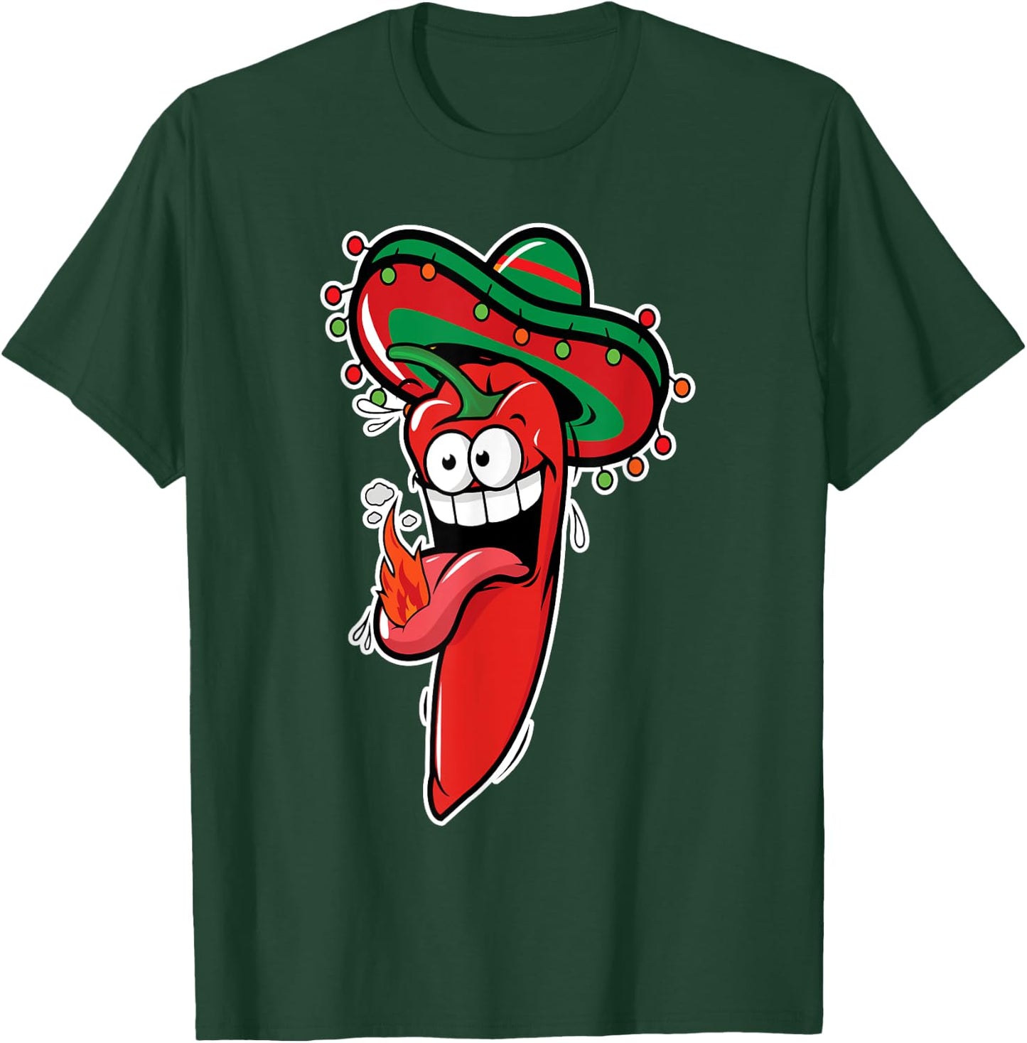 Hot Jalapeno - Chili Pepper Mexican Gift T-Shirt - T-Shirt | Forest