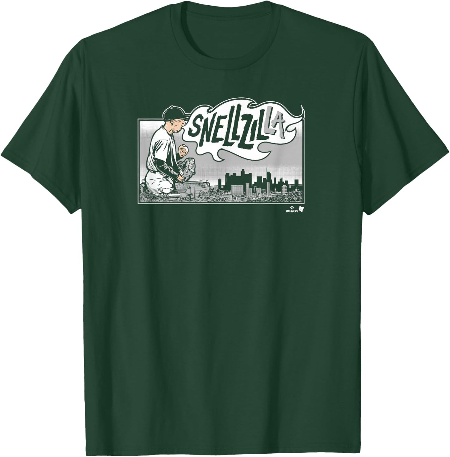 Blake Snell - Snellzilla - Los Angeles Baseball T-Shirt - T-Shirt | Forest