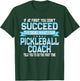 Funny Paddleball Sport Pickleball Coach Player Saying T-Shirt - T-Shirt | Forest