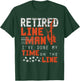 Retired Lineman design Funny Retirement Gift T-Shirt - T-Shirt | Forest