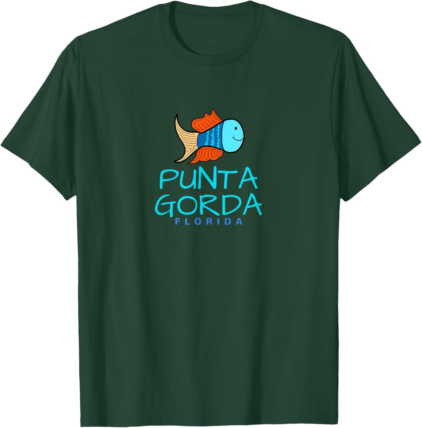 Punta Gorda Florida , FL Fun Fish T-Shirt - T-Shirt | Forest