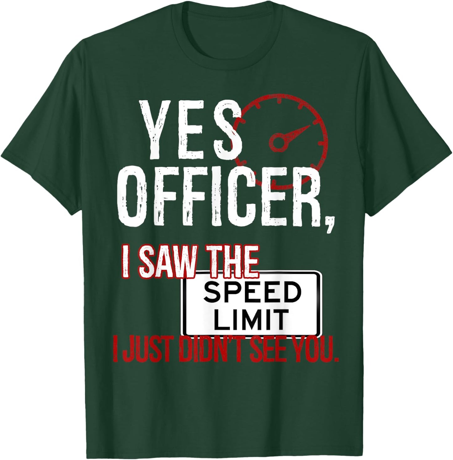 Humor Driver Police Mechanic Gift Car Mechanics T-Shirt - T-Shirt | Forest