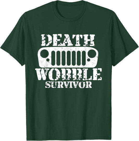 Death Wobble Survivor Shirt T-Shirt - T-Shirt | Forest