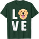 LOVE Golden Retrievers SHIRT KIds Dog Pet Gift T-Shirt - T-Shirt | Forest