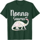 NOnna Saurus Grandma Mother's Day Thanksgiving Christmas T-Shirt - T-Shirt | Forest