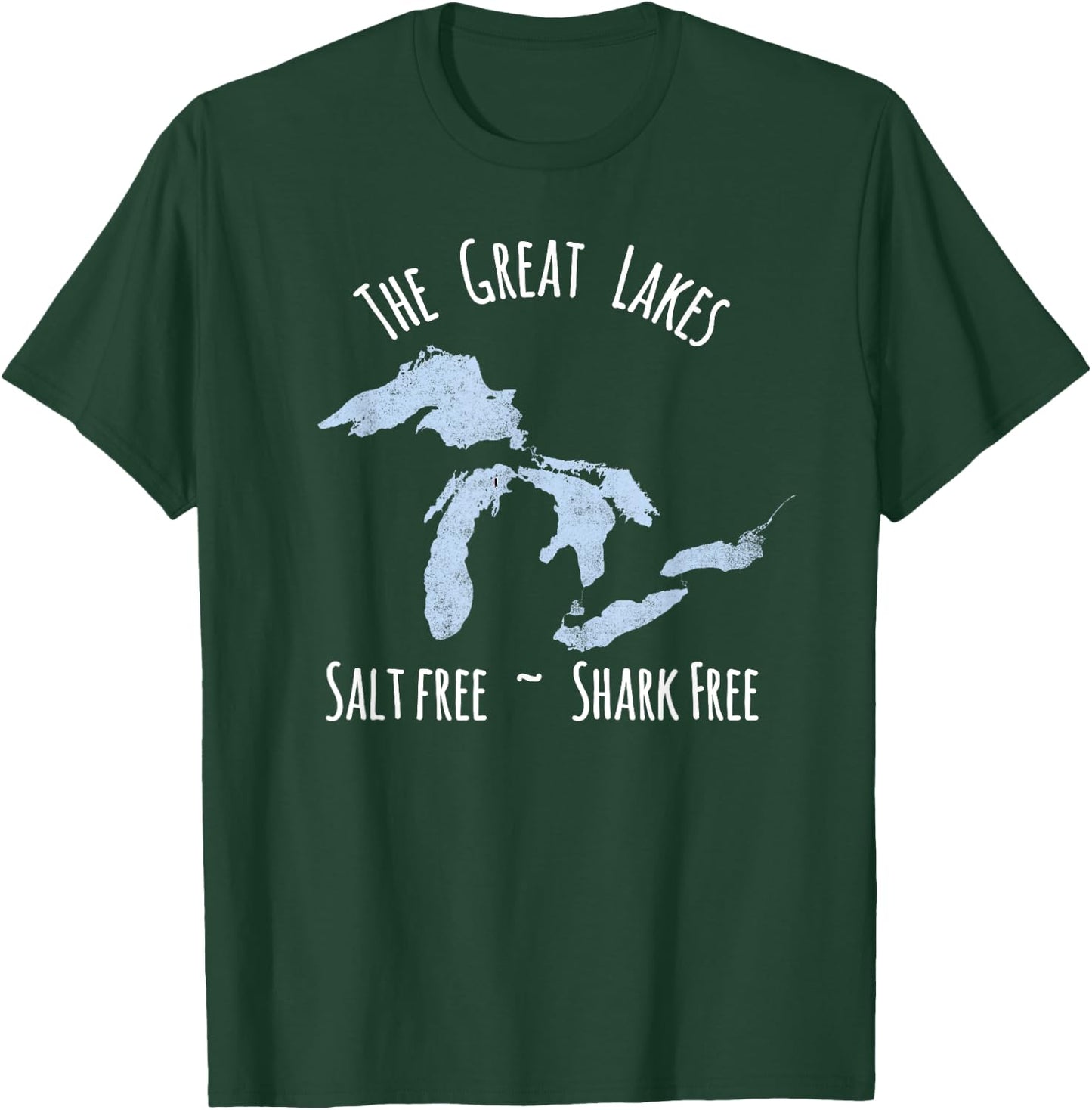Salt Free Shark Free T-Shirt - T-Shirt | Forest