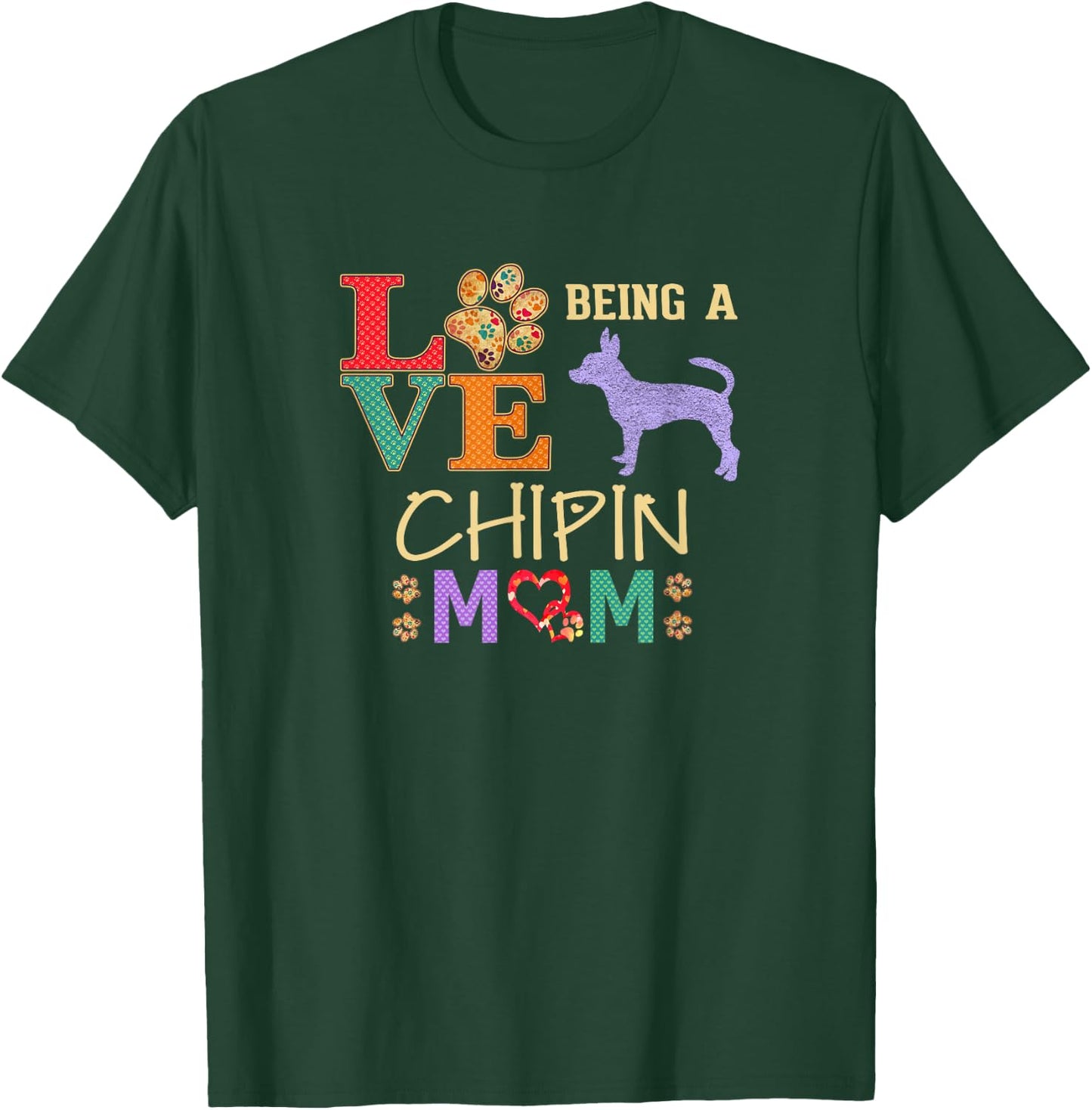 Chipin Shirt Design for Chipin Dog Lovers T-Shirt - T-Shirt | Forest
