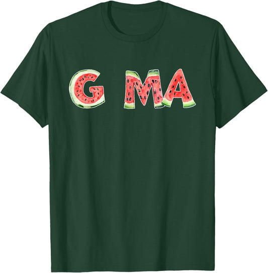 Summer Watermelon G-Ma Birthday Party T-Shirt - T-Shirt | Forest
