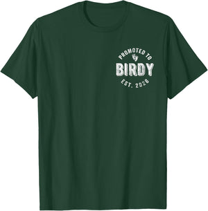 Promoted to Birdy Grandma Est. 2026 First Time Grandma T-Shirt - T-Shirt | Forest