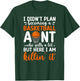 Becoming A Basketball Aunt Of A Basketball Player Auntie T-Shirt - T-Shirt | Forest