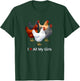 I Heart (Love) All My Girls Chicken Hens T-Shirt - T-Shirt | Forest