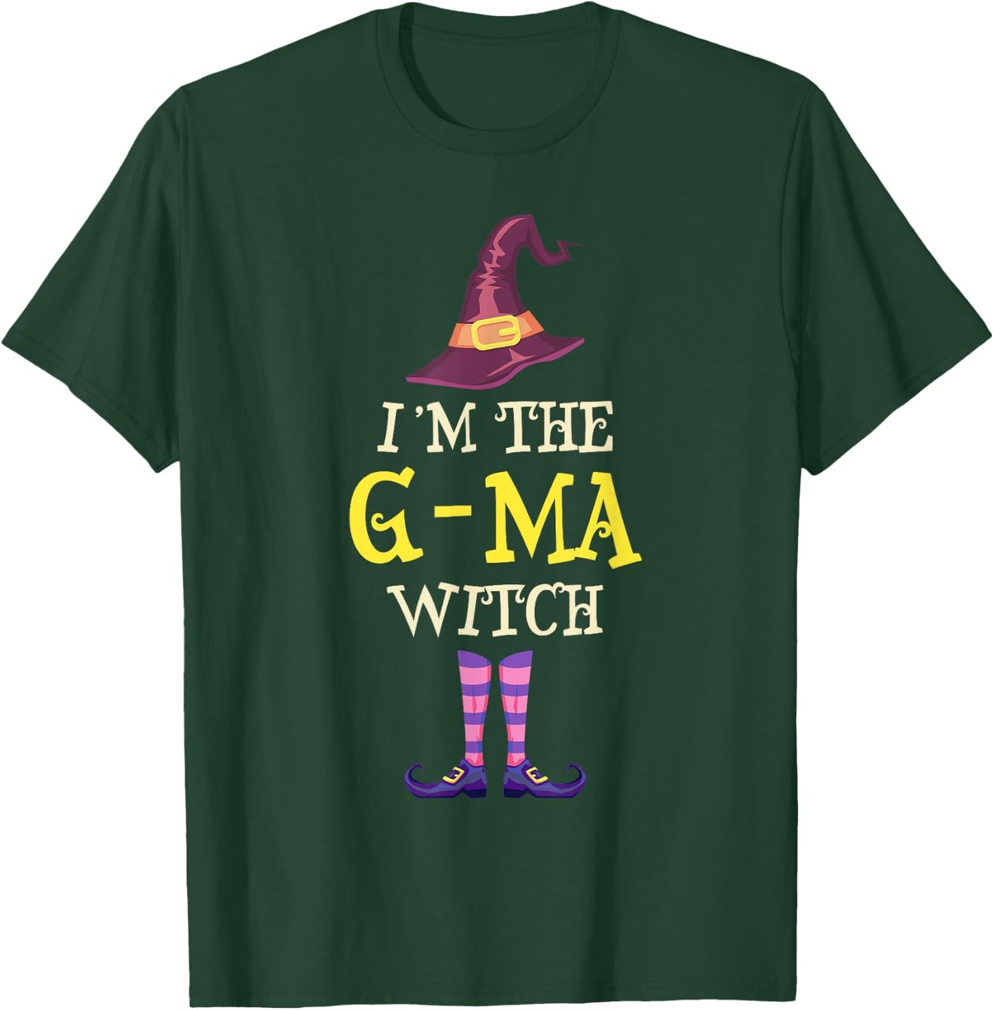 I'm The G-Ma Witch Costume Halloween Funny Witchy GMa T-Shirt - T-Shirt | Forest