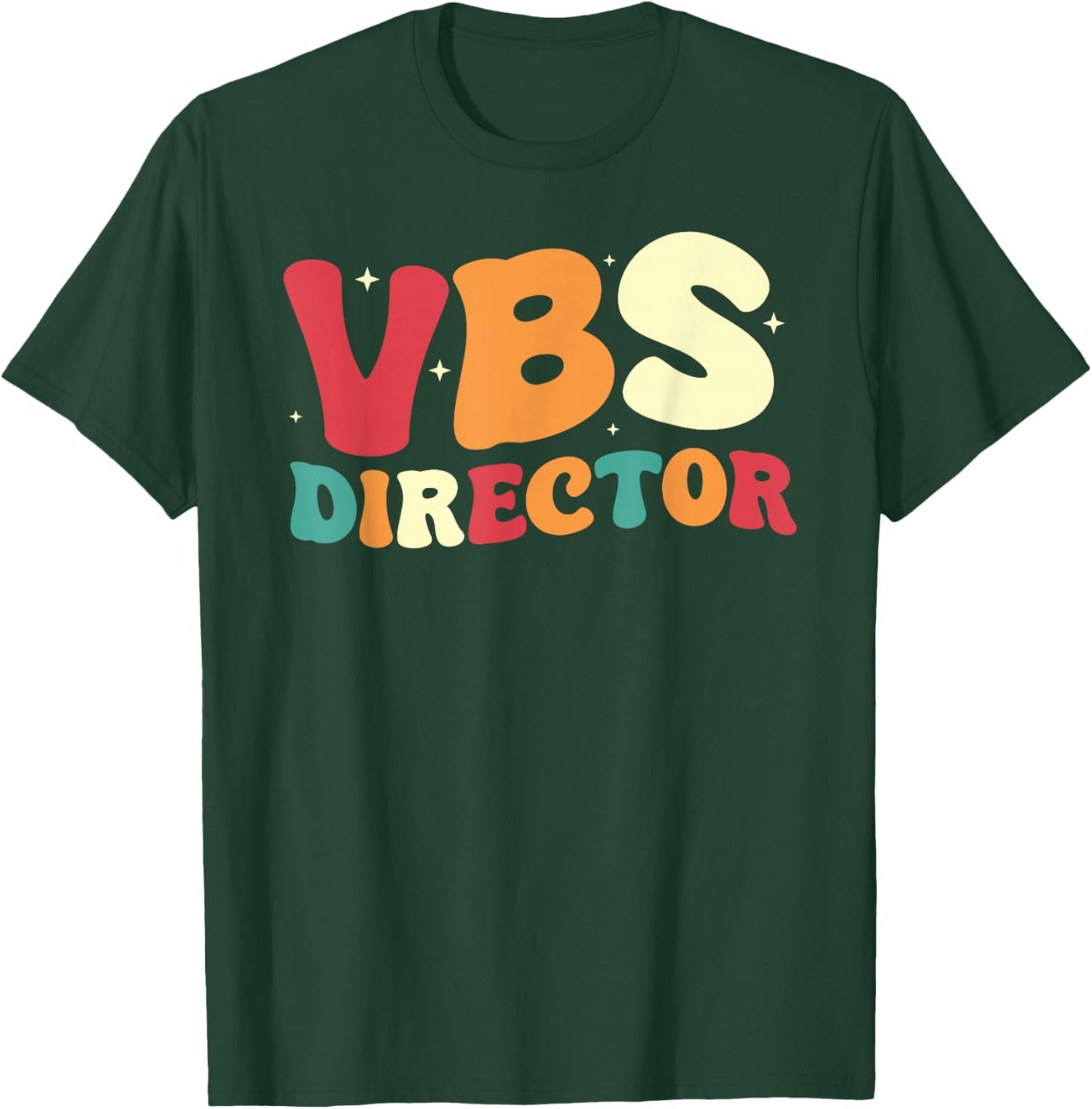 Vacation Bible School Groovy VBS Director T-Shirt - T-Shirt | Forest