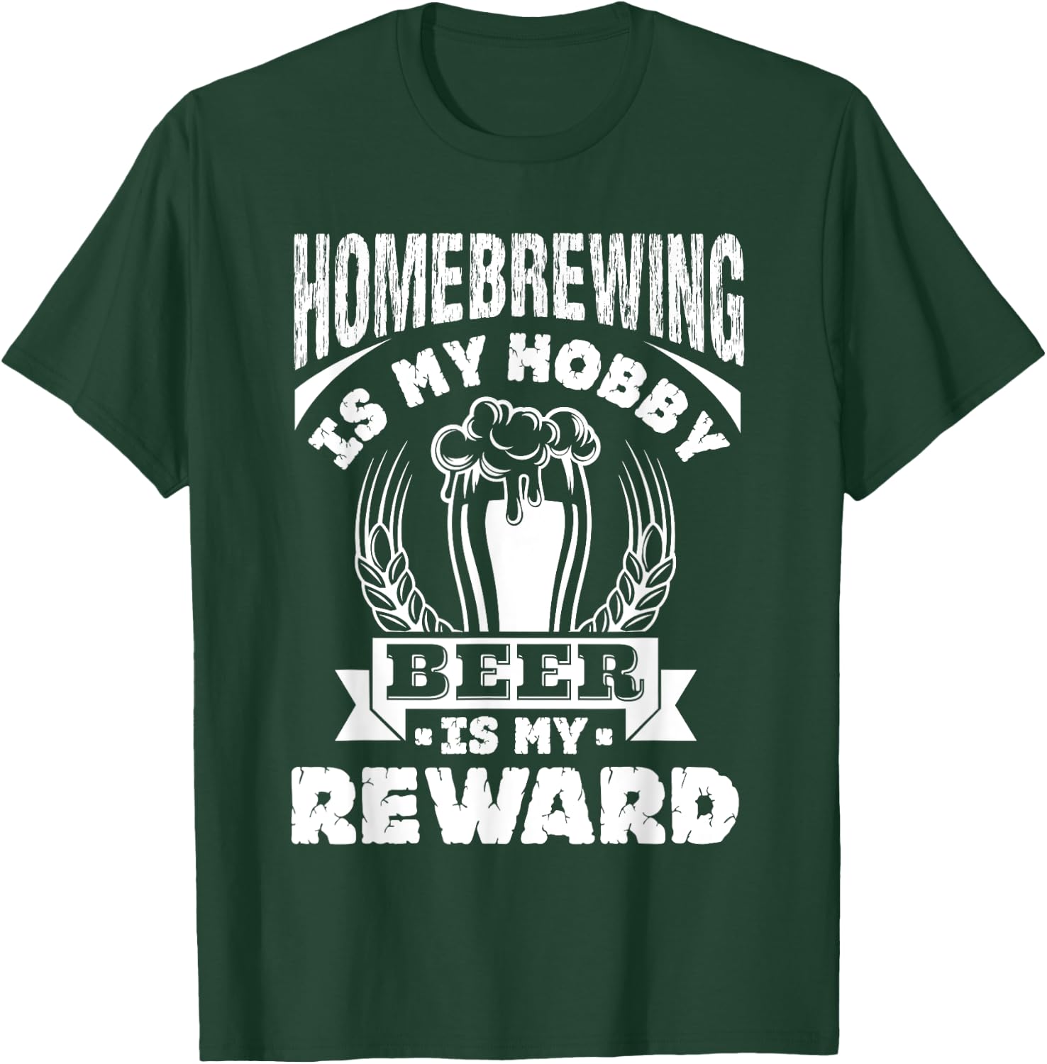 Homebrew Craft Beer Home Brewing Brewer Gift T-Shirt - T-Shirt | Forest