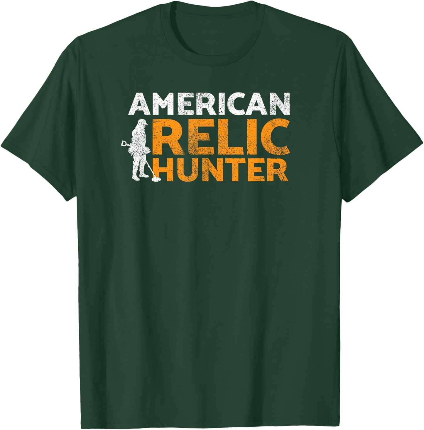 American relic hunter metal detecting T-Shirt - T-Shirt | Forest