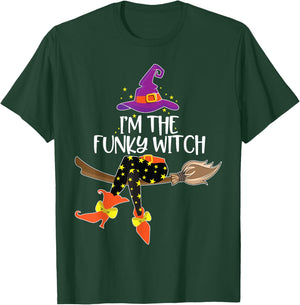 Im the Funky Witch Shirt Halloween Matching Group Costume T-Shirt - T-Shirt | Forest