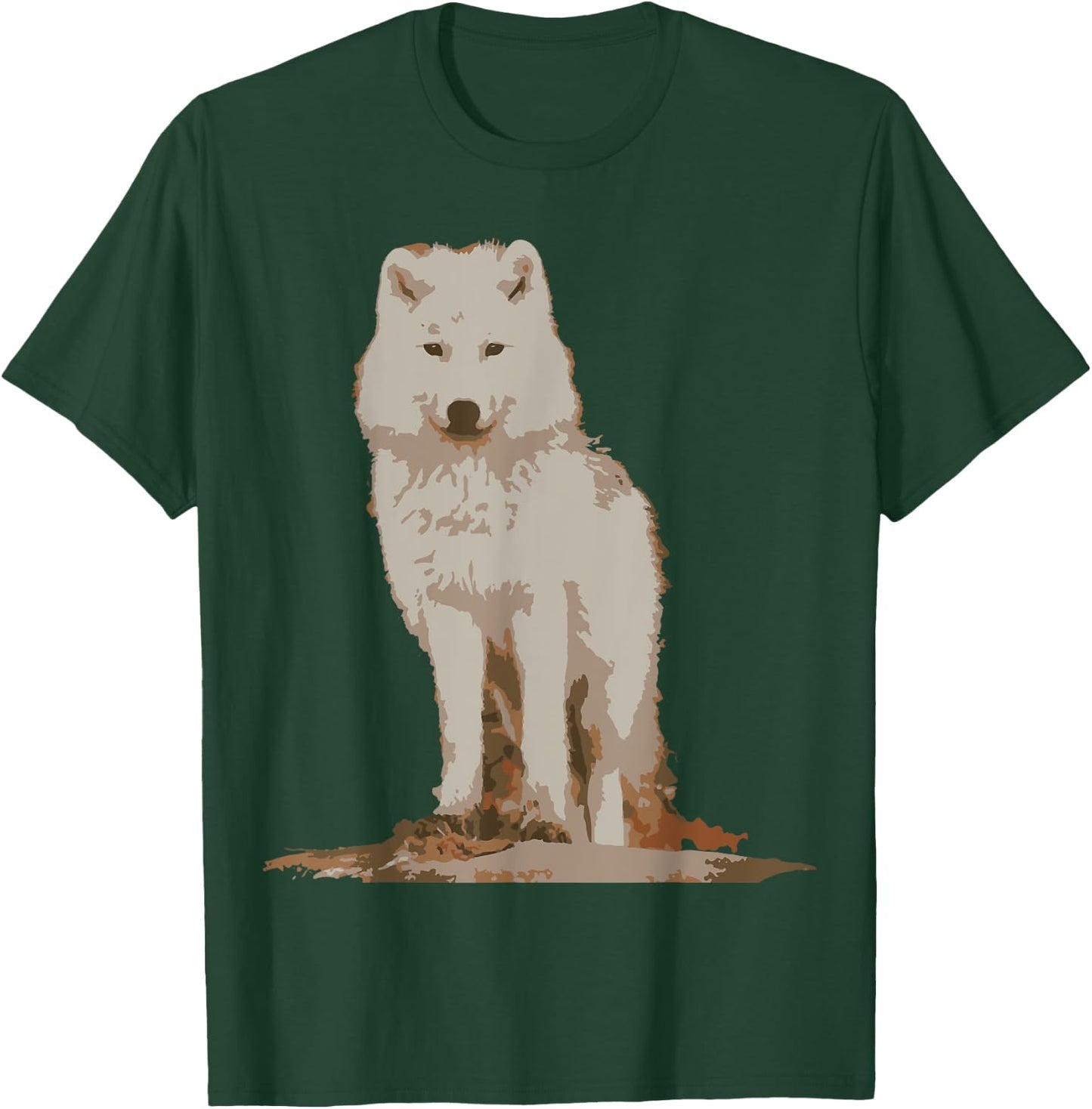 White Wolf T shirt T-Shirt - T-Shirt | Forest