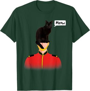 Funny London Guard Lost His Hat | Cat Lover Shirt Gift Men Women Girls Kids T-Shirt - T-Shirt | Forest