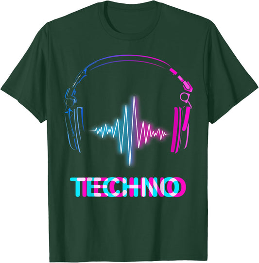Techno maximum volume of music T-Shirt - T-Shirt | Forest