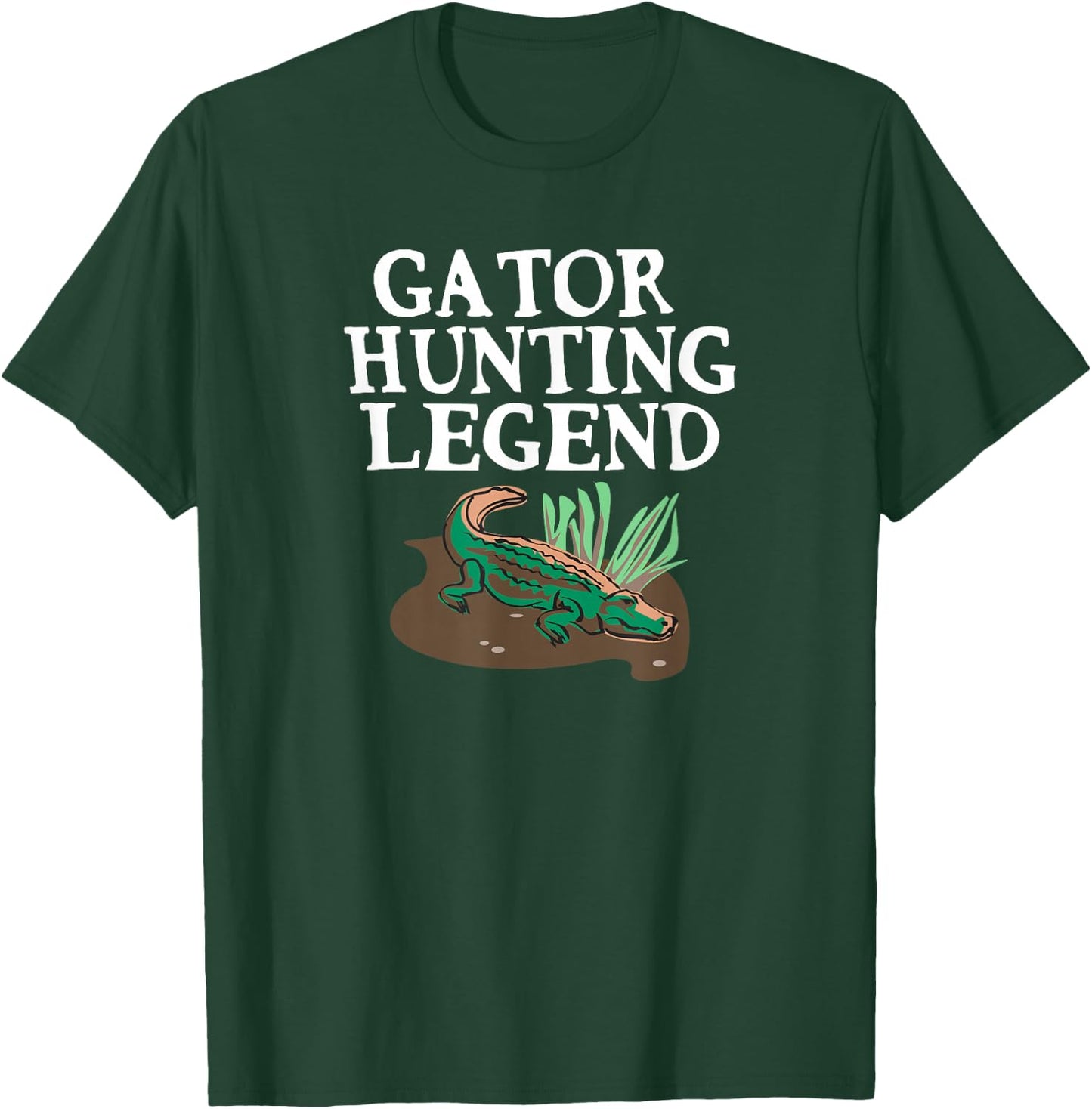 Funny Gator Hunting Legend , Women and Kids T-Shirt - T-Shirt | Forest