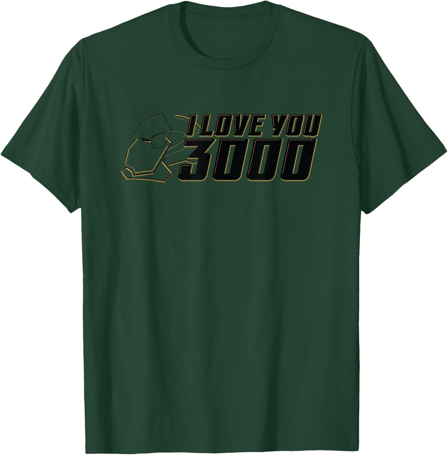 Marvel Avengers: Endgame "I Love You 3000" Helmet Highlight T-Shirt - T-Shirt | Forest