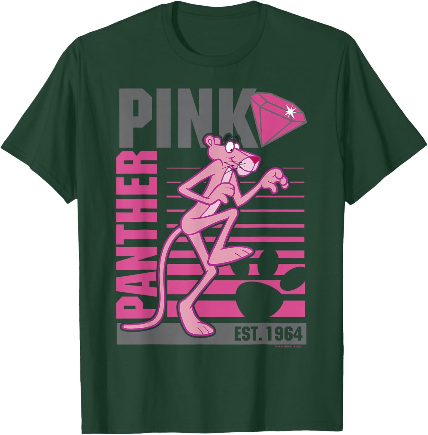 Pink Panther Lined Portrait T-Shirt - T-Shirt | Forest