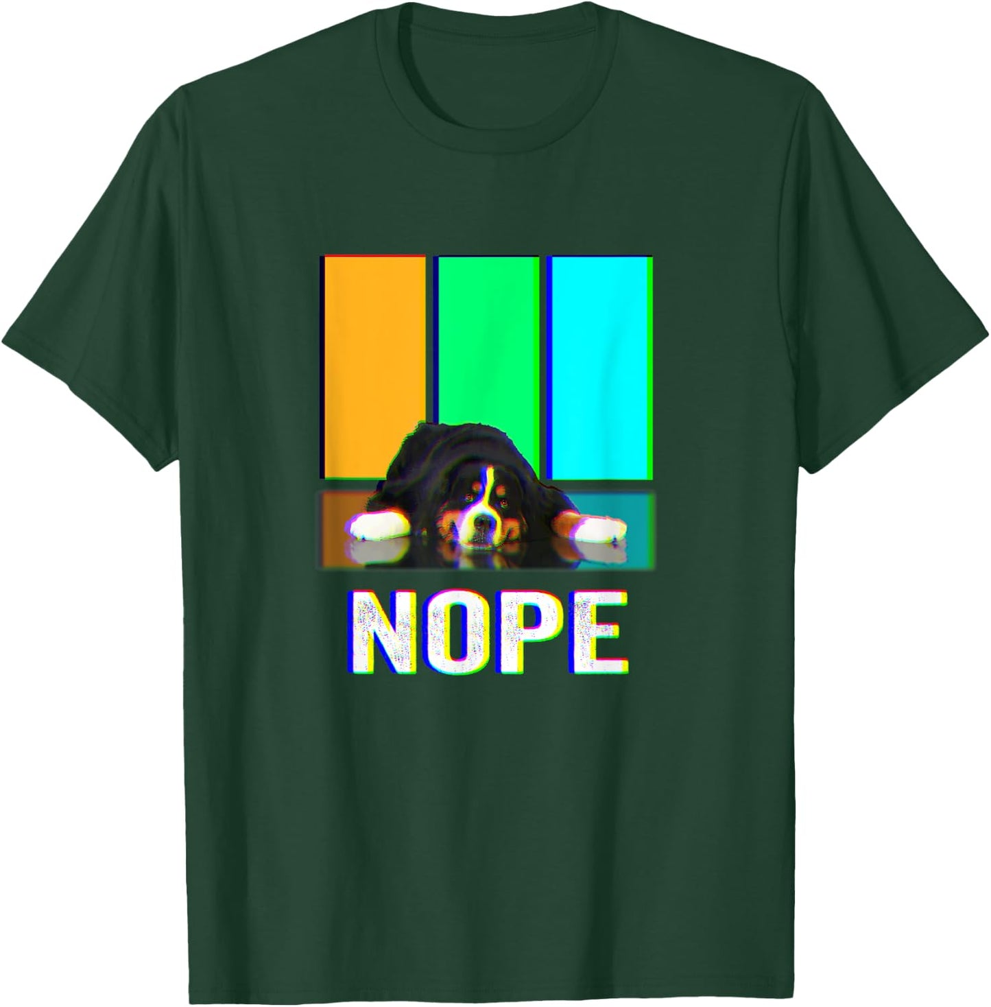 Nope Bernese Mountain Dog Women Kids T-Shirt - T-Shirt | Forest