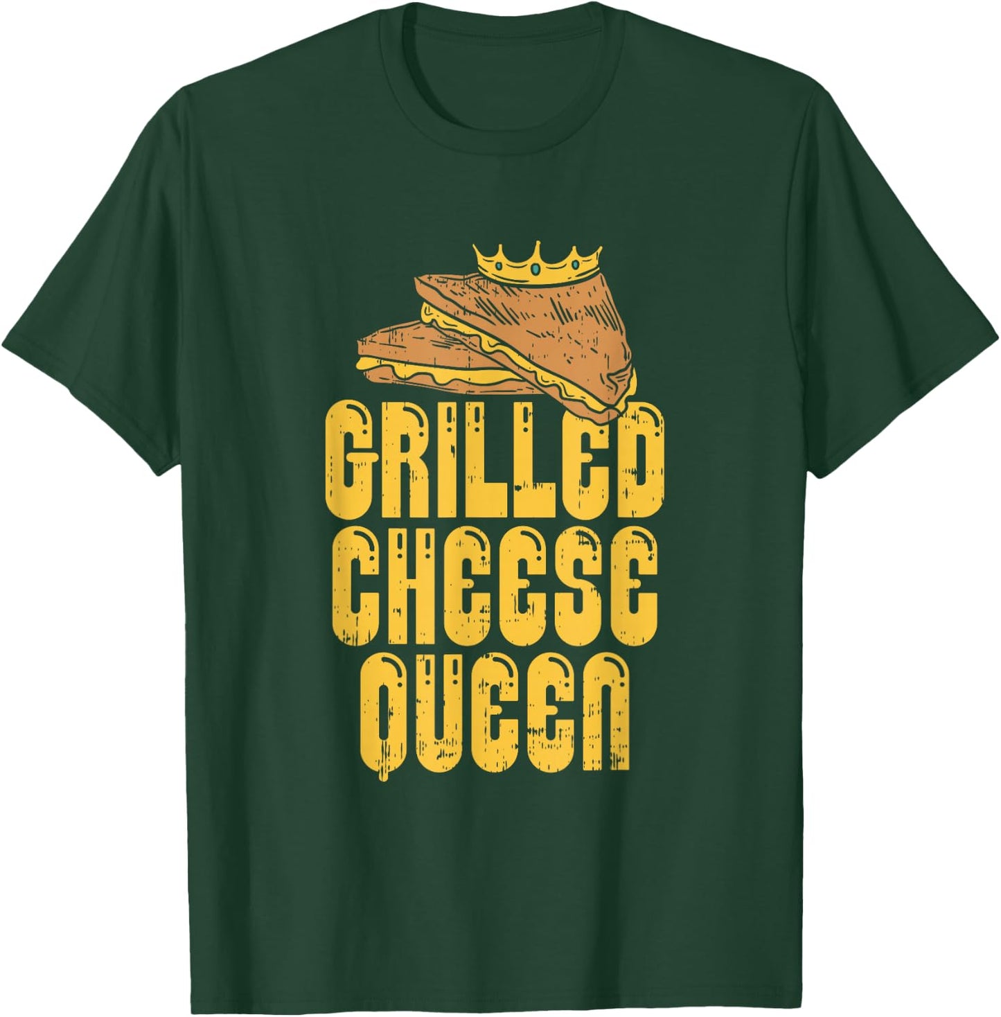 Gift the Queen Grilled Cheese Maker of the House T-Shirt - T-Shirt | Forest