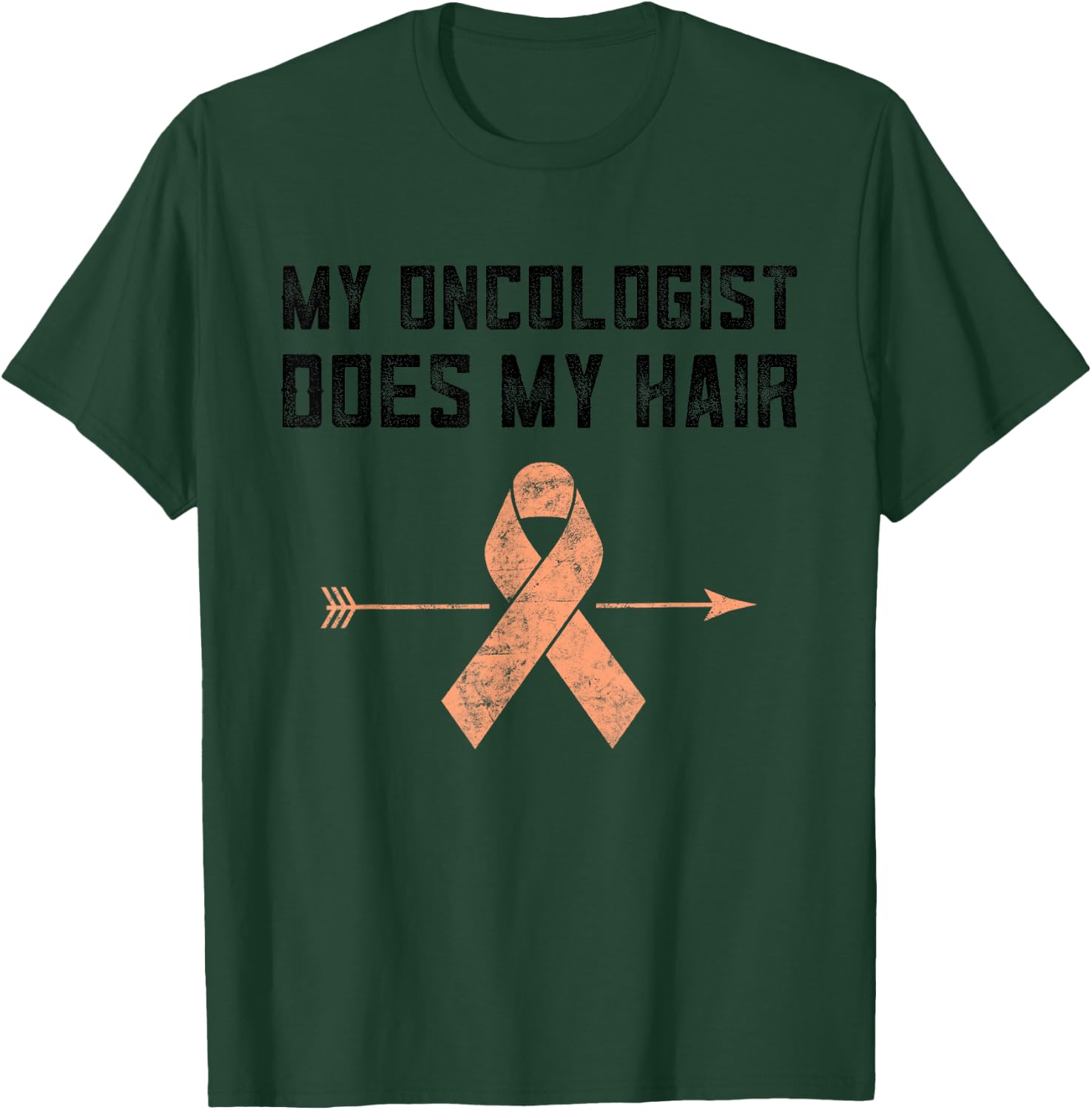 Uterine Cancer My Oncologist Does My Hair Endometrial Cancer T-Shirt - T-Shirt | Forest
