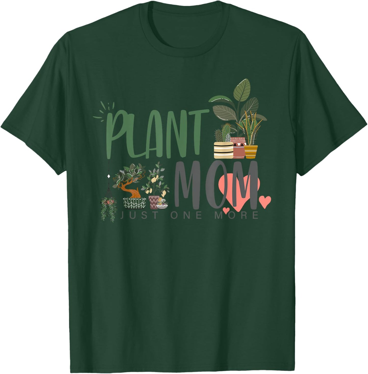 Plant Mom | Plant Lover T-Shirt - T-Shirt | Forest