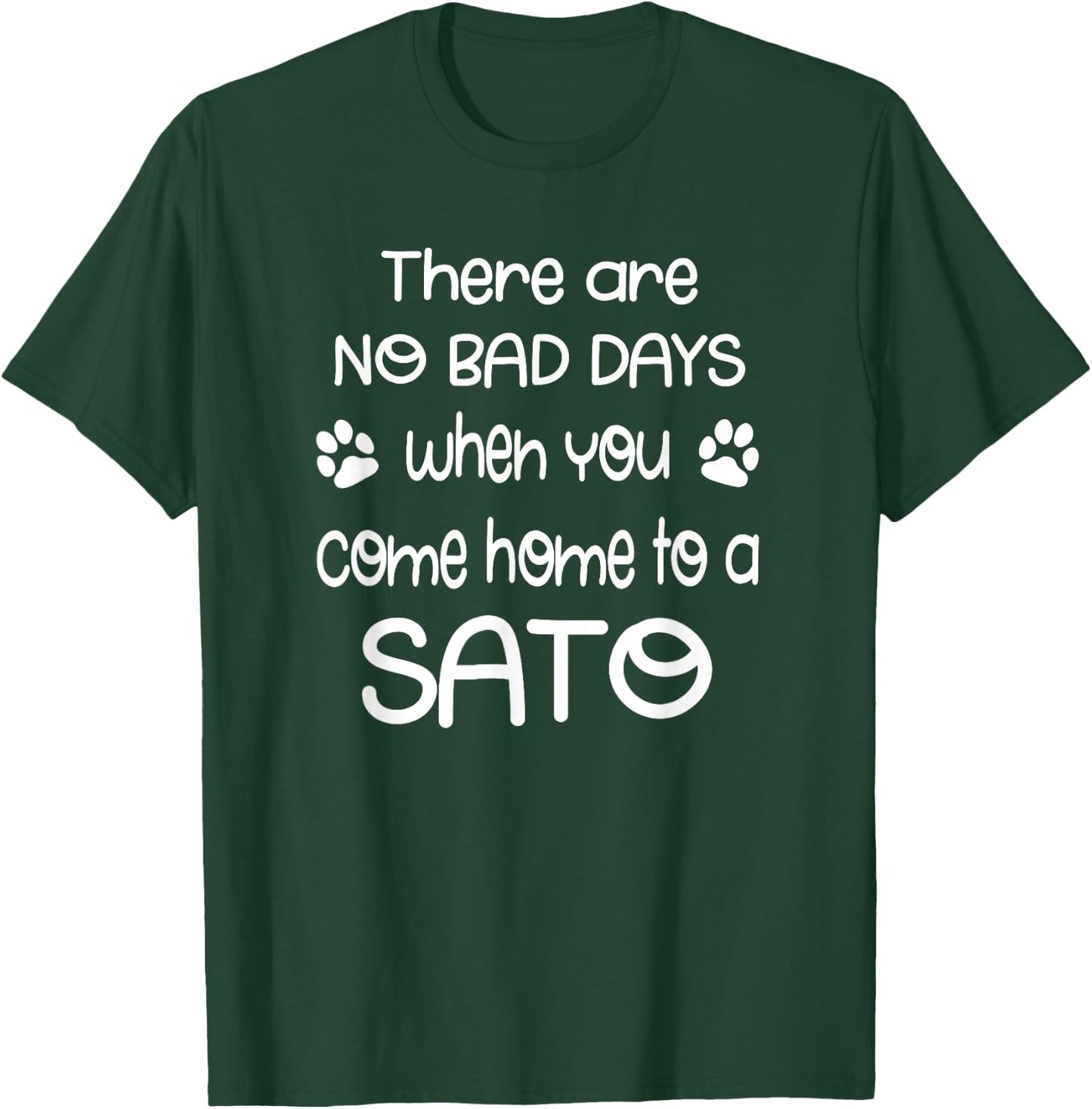 Cute SATO Dog Puppy Gift Shirt Women Girls Kids T-Shirt - T-Shirt | Forest