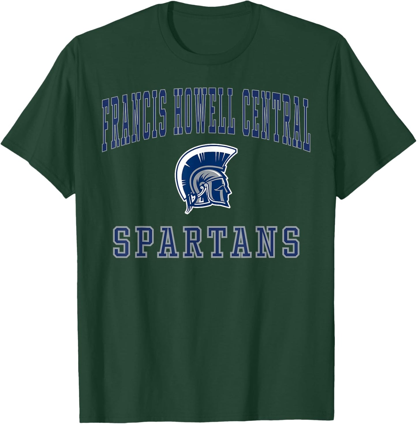Francis Howell Central High School Spartans C1 T-Shirt - T-Shirt | Forest