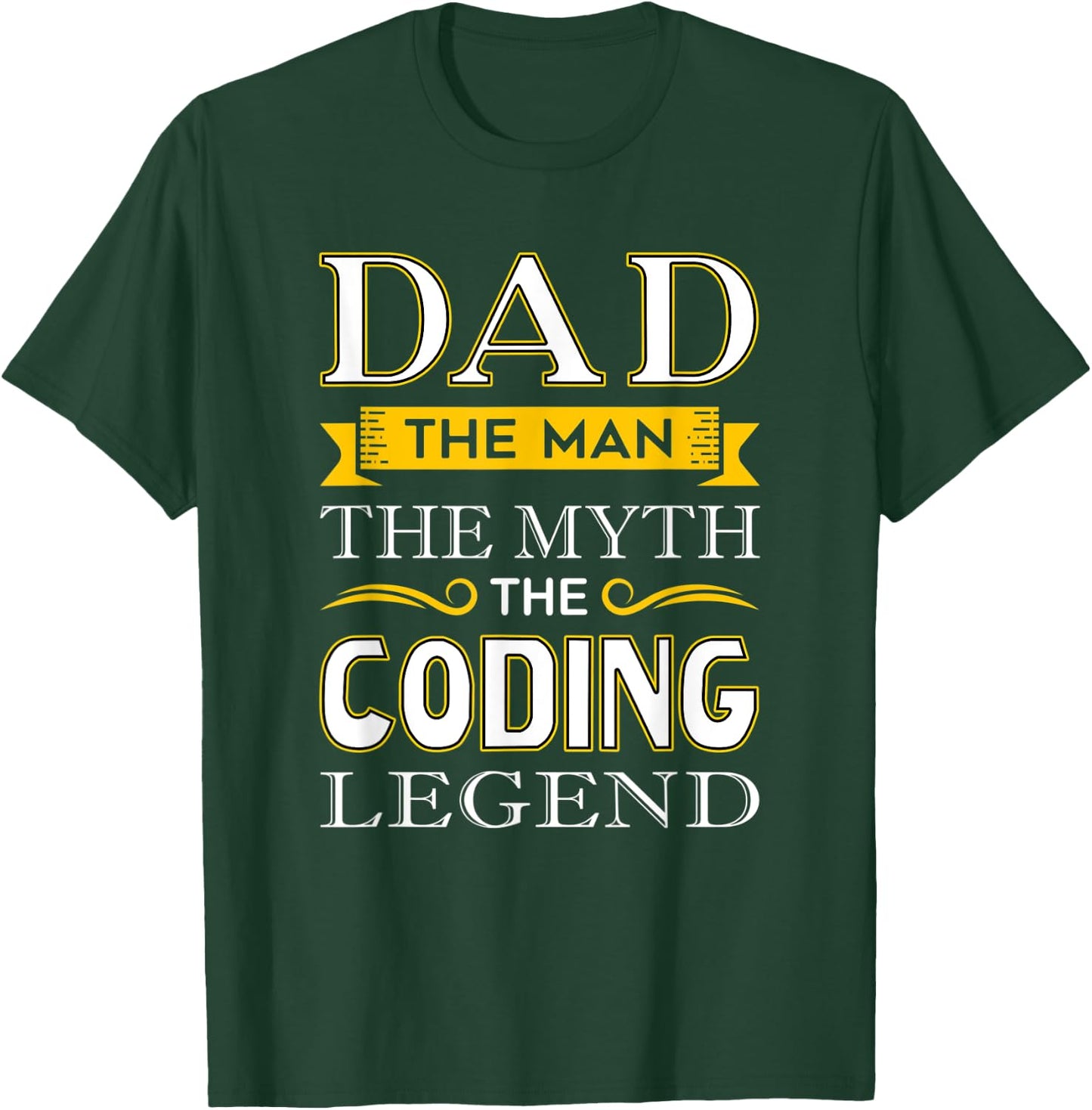 Coder Dad , Computer Coding Dad T-Shirt - T-Shirt | Forest