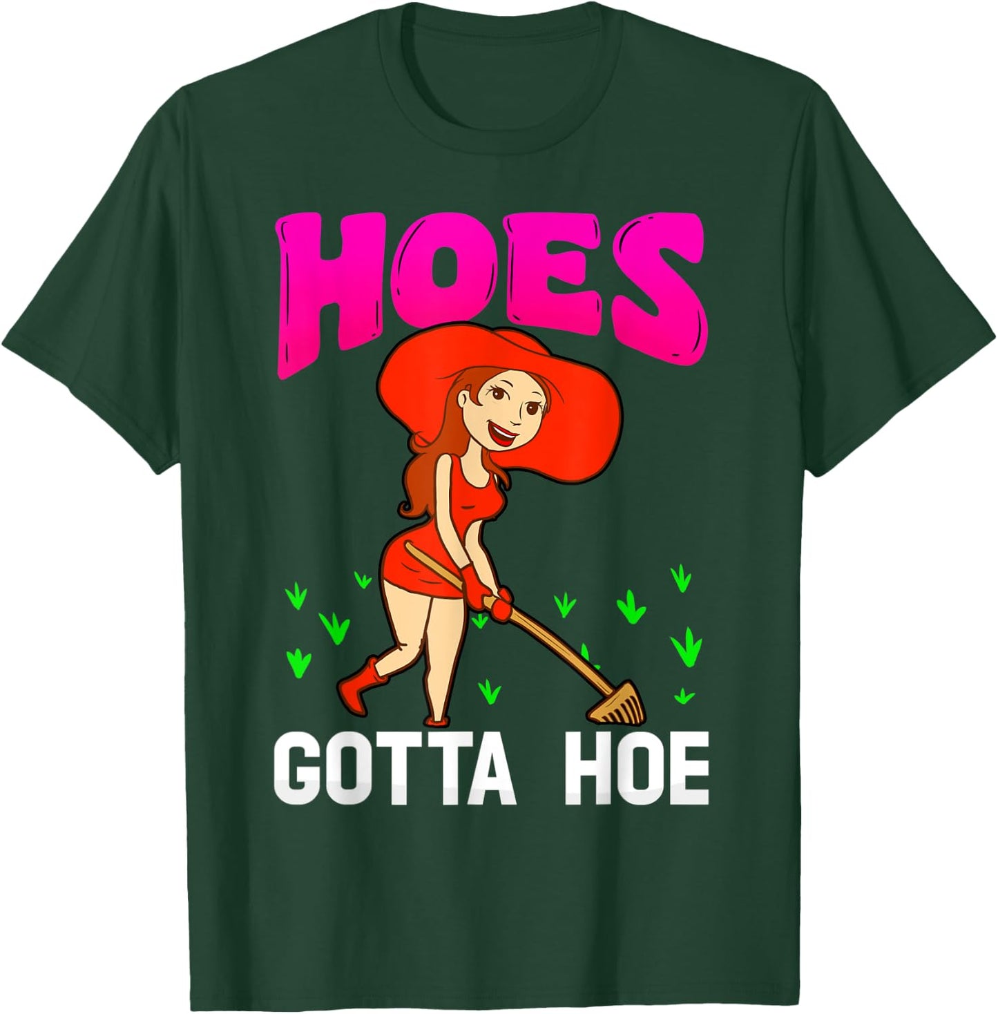 Dirty Hoe Shirt Garden Party Shirt Gardner T Shirt T-Shirt - T-Shirt | Forest