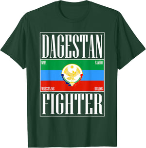 Dagestan Fighter Wear. Dagestan Eagle T-Shirt - T-Shirt | Forest