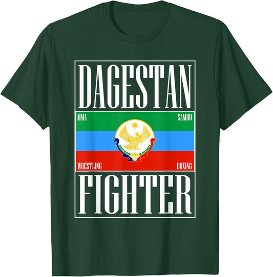 Dagestan Fighter Wear. Dagestan Eagle T-Shirt - T-Shirt | Forest