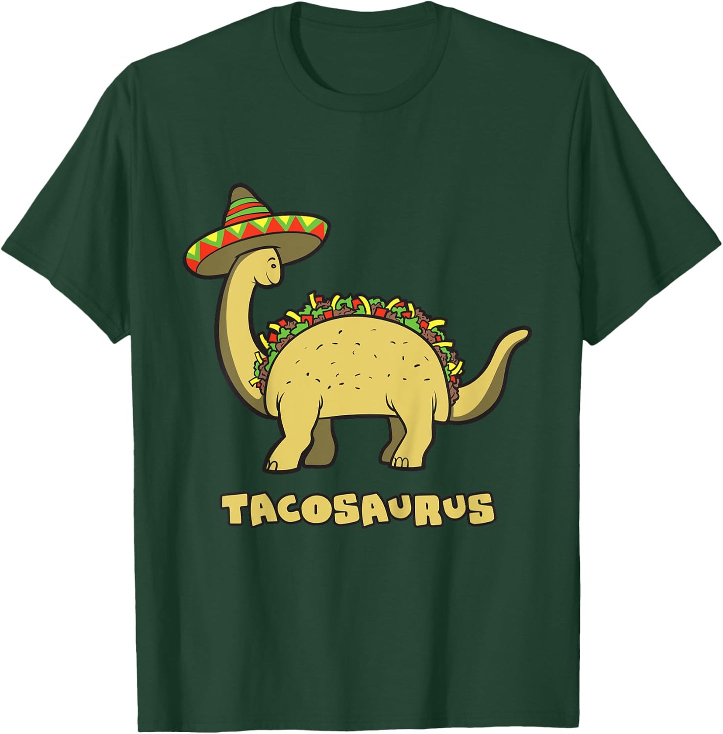Funny Tacosaurus - Kids' Taco Dinosaur Gift T-Shirt - T-Shirt | Forest