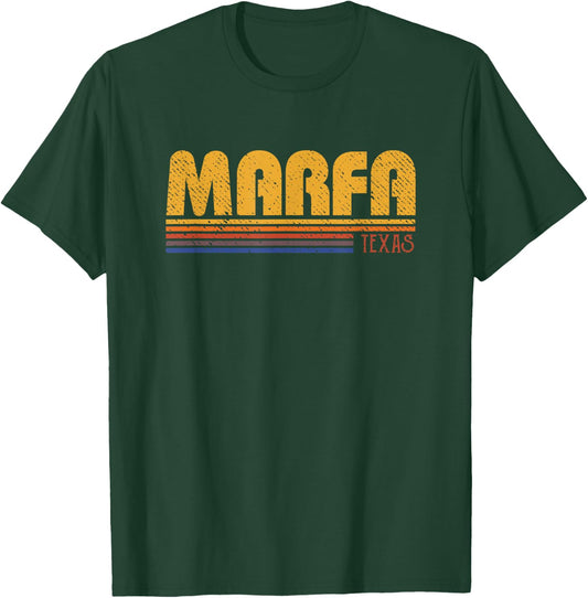 Retro Marfa Texas Vintage 80s Style T-Shirt - T-Shirt | Forest