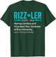 Rizzler Definition Funny Rizz God Meme Rizz King Gift T-Shirt - T-Shirt | Forest