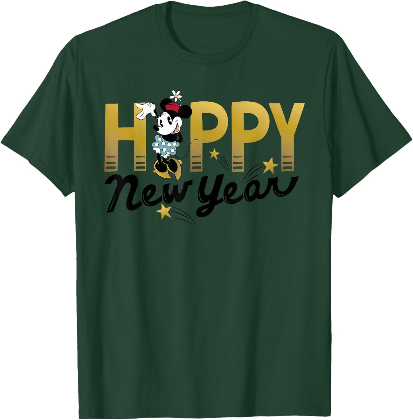 Disney Minnie Mouse Happy New Year T-Shirt - T-Shirt | Forest
